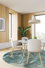 Load image into Gallery viewer, Aurora Teal Grey Rug
