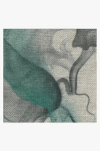 Aurora Teal Grey Rug