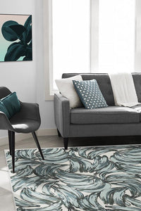 Bananas Blue Rug