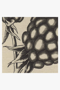 Berry Black Rug