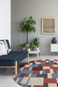Blockera Red Rug