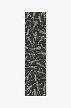 Load image into Gallery viewer, Bone Dance Black Rug

