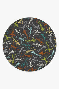 Bone Dance Technicolor Rug