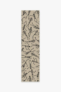 Bone Dance White Rug