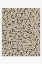 Load image into Gallery viewer, Bone Dance White Rug
