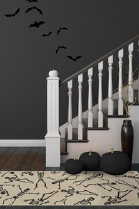 Bone Dance White Rug