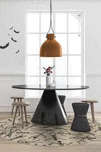 Bone Dance White Rug