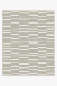 Broken Stripe Grey Rug