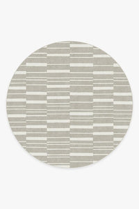 Broken Stripe Grey Rug