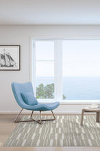 Load image into Gallery viewer, Broken Stripe Grey Rug
