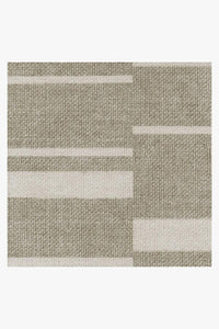 Broken Stripe Grey Rug