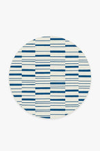 Load image into Gallery viewer, Broken Stripe Indigo Rug
