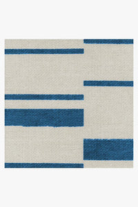 Broken Stripe Indigo Rug
