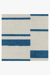 Broken Stripe Indigo Rug