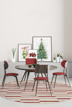 Load image into Gallery viewer, Broken Stripe Red Rug

