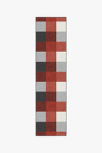 Load image into Gallery viewer, Buffalo Plaid Black &amp; Red Rug
