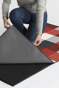 Buffalo Plaid Black & Red Rug