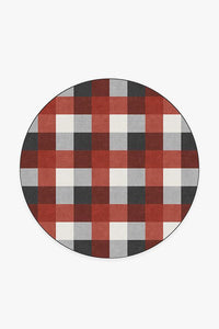 Buffalo Plaid Black & Red Rug