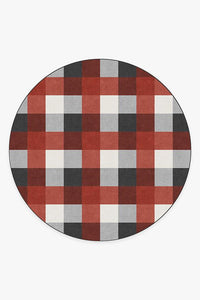 Buffalo Plaid Black & Red Rug