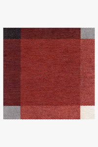 Buffalo Plaid Black & Red Rug