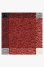 Load image into Gallery viewer, Buffalo Plaid Black &amp; Red Rug
