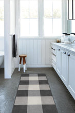 Load image into Gallery viewer, Buffalo Plaid Black &amp; White Rug

