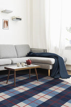 Load image into Gallery viewer, Buffalo Plaid Red &amp; Blue Rug
