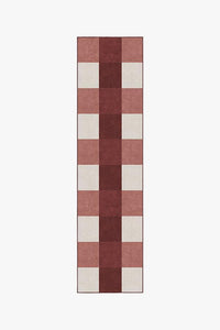 Buffalo Plaid Red & White Rug