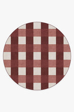 Load image into Gallery viewer, Buffalo Plaid Red &amp; White Rug
