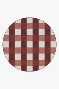 Buffalo Plaid Red & White Rug