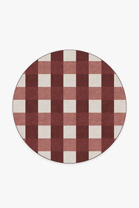 Buffalo Plaid Red & White Rug