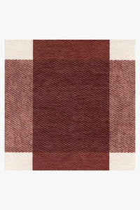Buffalo Plaid Red & White Rug