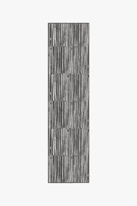 Caspian Stripe Black Rug