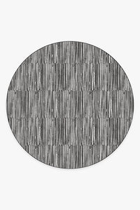 Caspian Stripe Black Rug