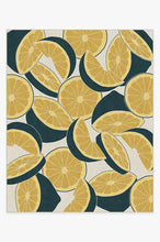 Load image into Gallery viewer, Citrus Teal Rug

