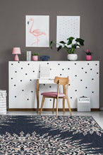 Load image into Gallery viewer, Cosima Navy Pink Rug
