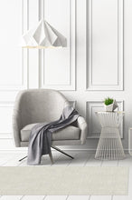 Load image into Gallery viewer, Crosshatch Light Grey Rug
