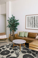 Load image into Gallery viewer, Cynthia Rowley Pompom Black &amp; White Rug

