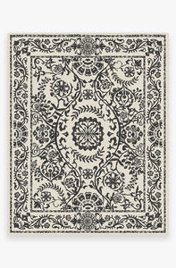 Delphina Black & White Rug