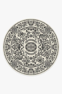 Delphina Black & White Rug