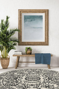 Delphina Black & White Rug