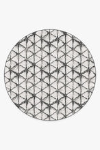 Load image into Gallery viewer, Diamond Shibori Charcoal Rug
