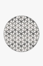 Load image into Gallery viewer, Diamond Shibori Charcoal Rug
