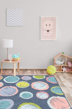 Load image into Gallery viewer, Freckles Teal Rug
