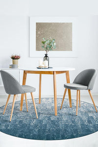 Granite Ombre Slate Blue Rug