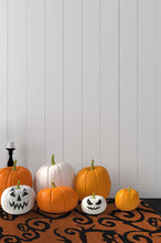 Load image into Gallery viewer, Halloween Night Rust Orange Rug
