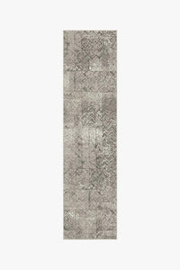 Herringbone Batik Ash Grey Rug