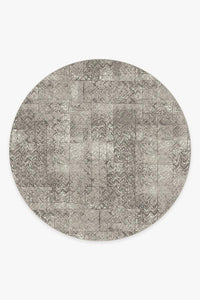 Herringbone Batik Ash Grey Rug