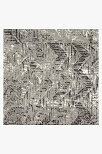 Herringbone Batik Ash Grey Rug