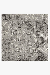 Herringbone Batik Ash Grey Rug
